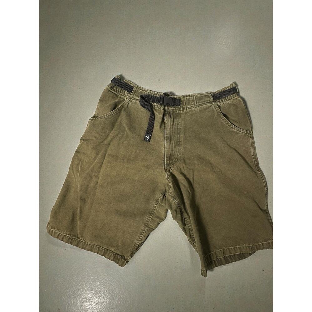 Prana Men’s XL Olive Green Canvas Hiking Outdoor Shorts